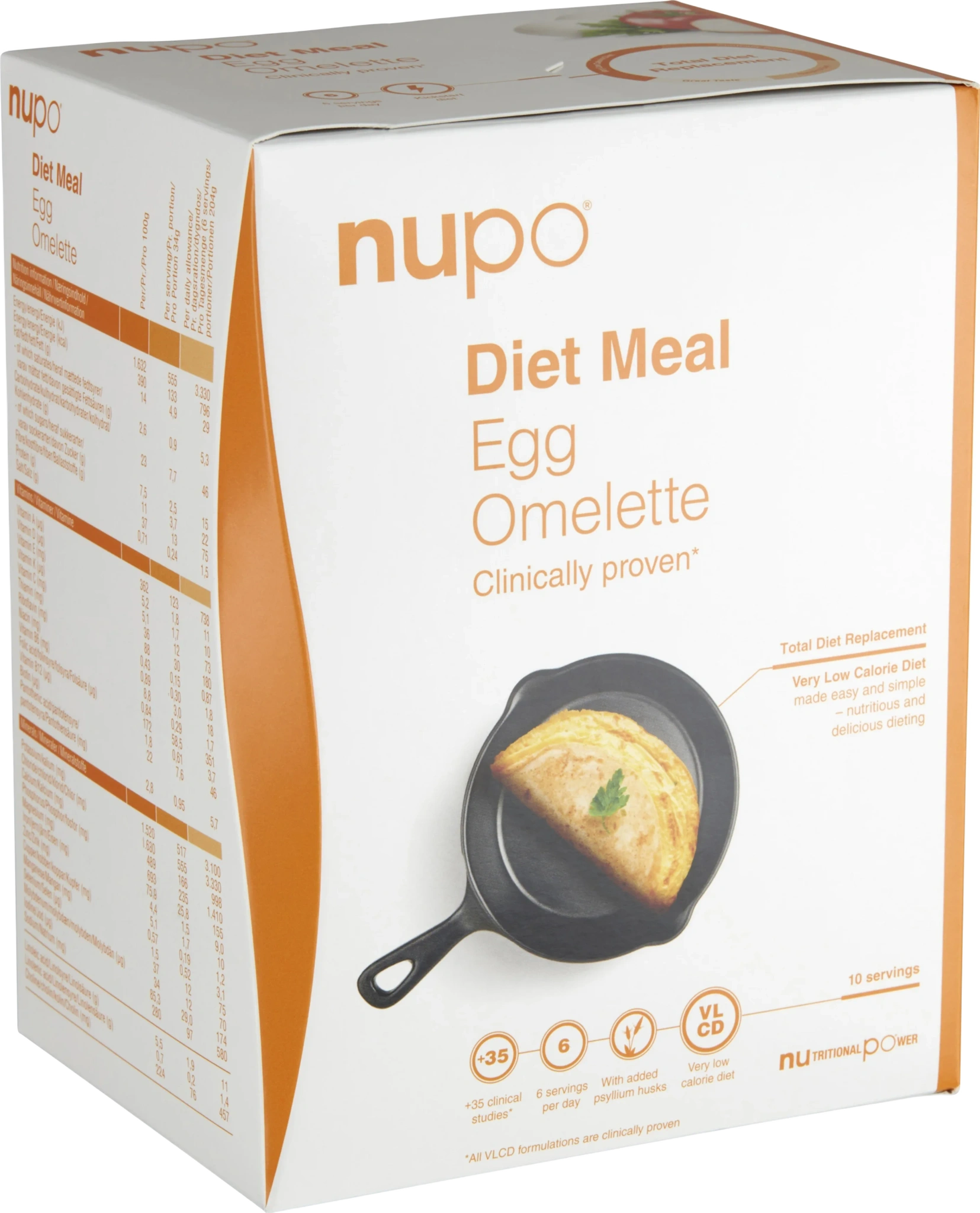 Nupo Diet Meal Egg Omelette