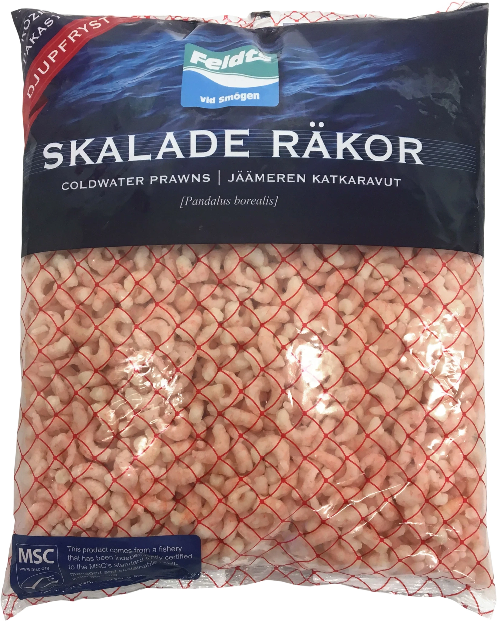 Räkor skalade, styckfrysta MSC