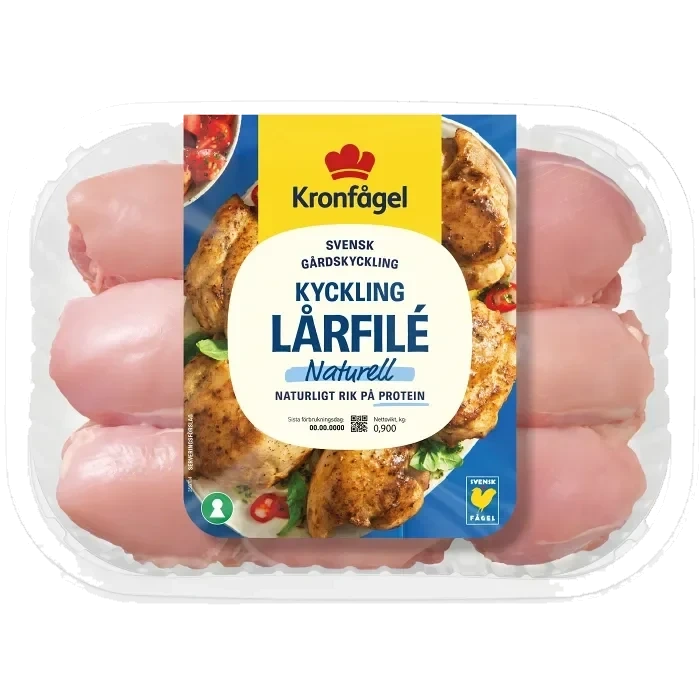 Kycklinglårfilé Färsk 900g Kronfågel