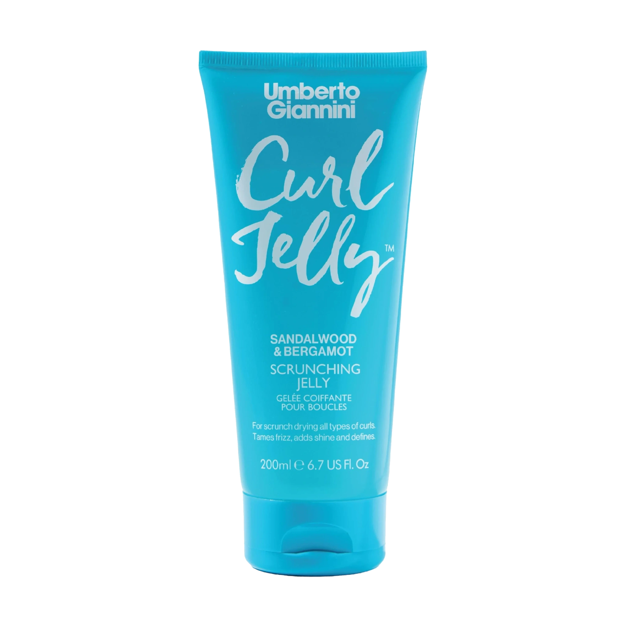 Umberto Giannini Curl Jelly Sandalwood & Bergamot Scrunching Jelly, 200 ml