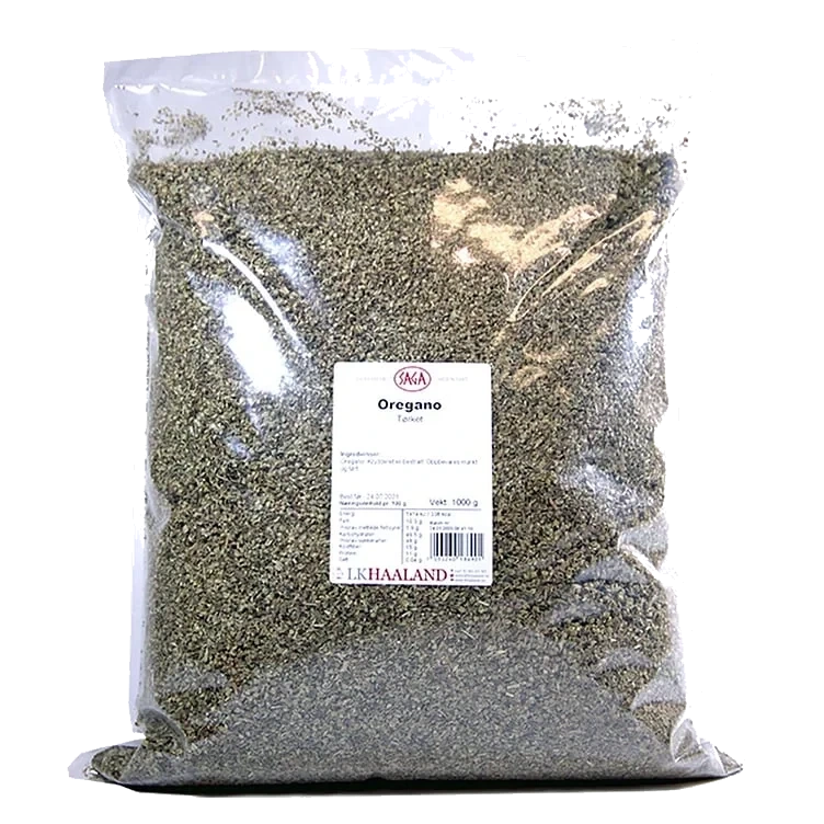 Oregano hel grønn     1kg