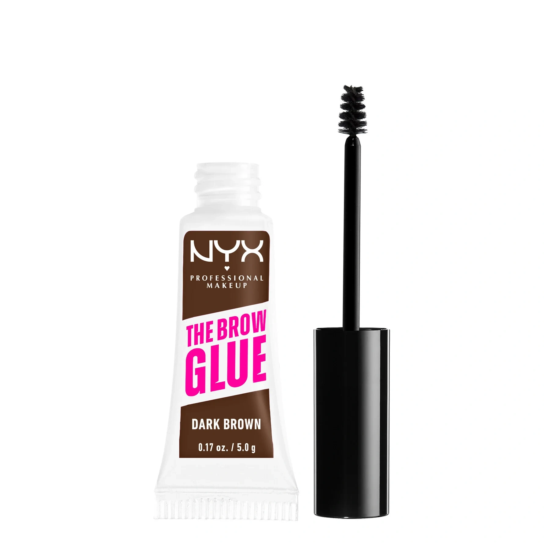 NYX PROFESSIONAL MAKEUP The Brow Glue 05 Black Lamination Gel 04 Dark Brown