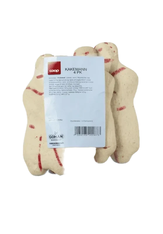 Coop Kakemenn 4pk 250g
