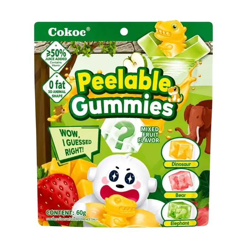 Cokoc Peelable Gummies Mixed Fruit 60g
