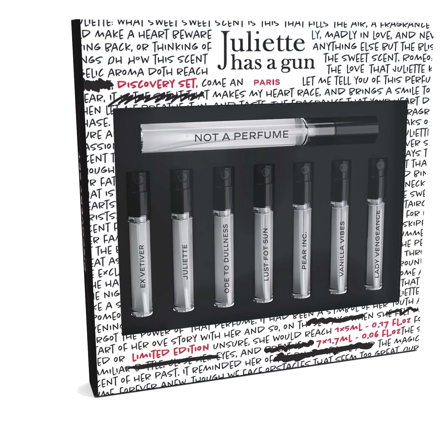 Juliette has a gun Discovery Kit incl. Ex Vetiver (1,7 ml x7 + 5ml)