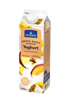 Norrmejerier Fruktyoghurt 2.7% Persika/Mango/Passion