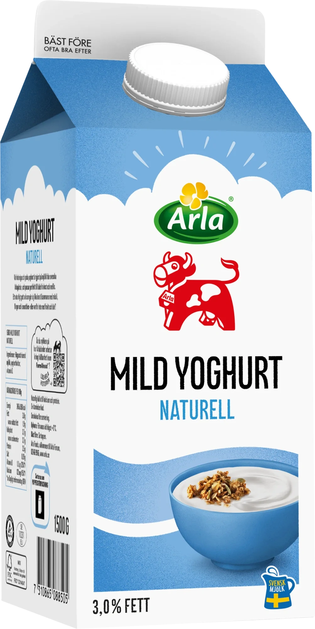 Mild yoghurt naturell 3%