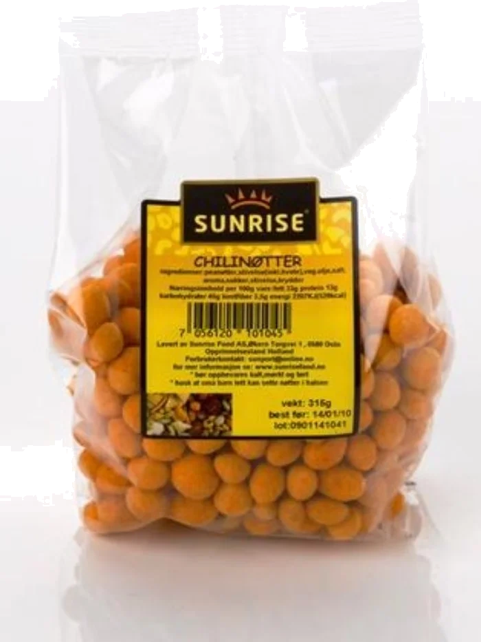 Sunrise Chilinøtter 245g