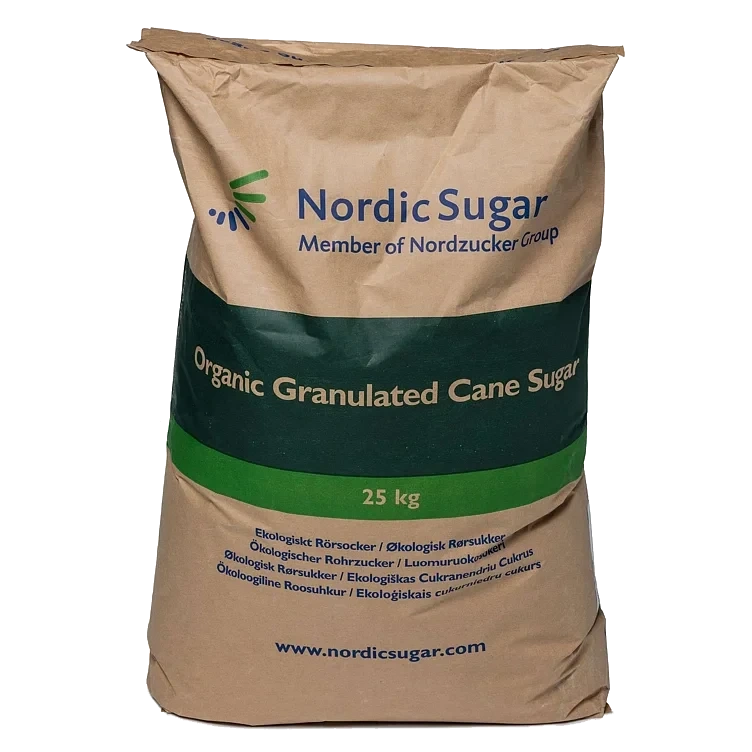 Sukker økol.   25 kg
