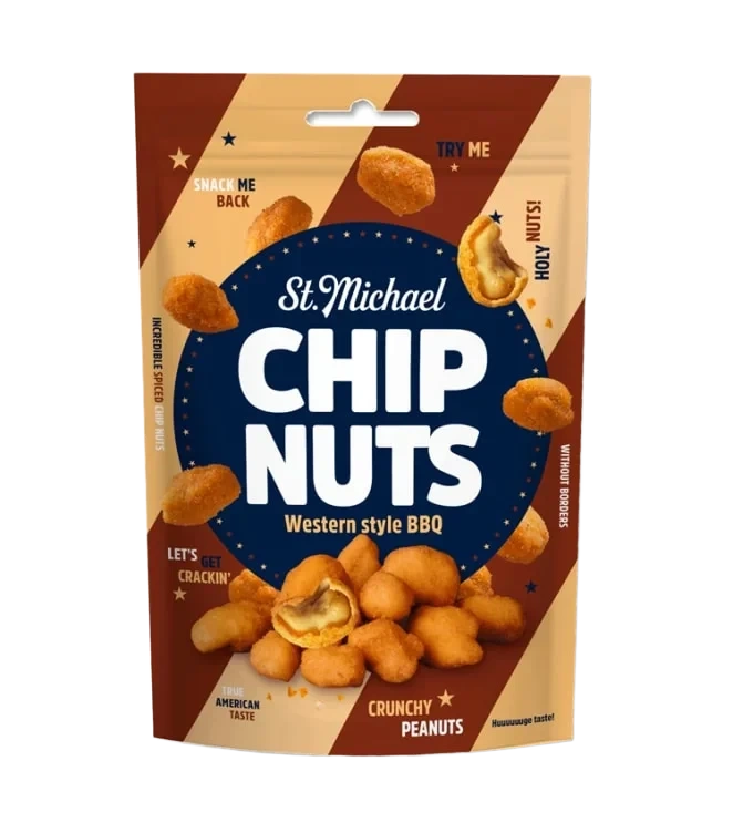 Chip Nuts Barbeque 110g St.Micahel
