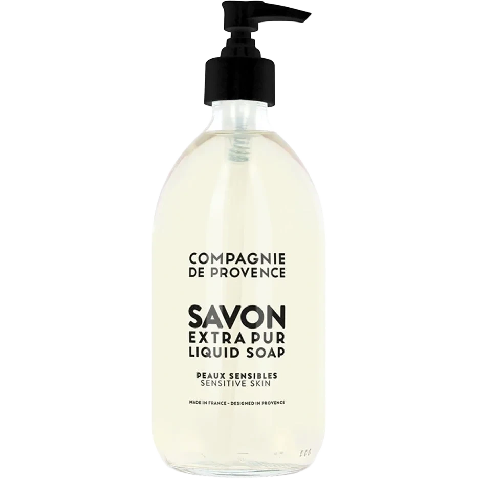 COMPAGNIE DE PROVENCE SAVON Liquid Marseille Soap Refill Sensitive Skin Liquid Hand Refill Soap 495 ml