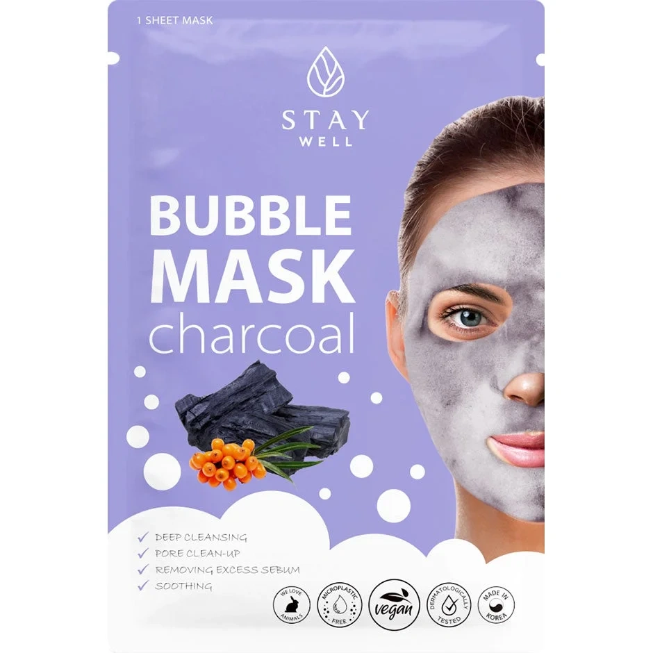 Stay Well Deep Cleansing Bubble Mask Charcoal