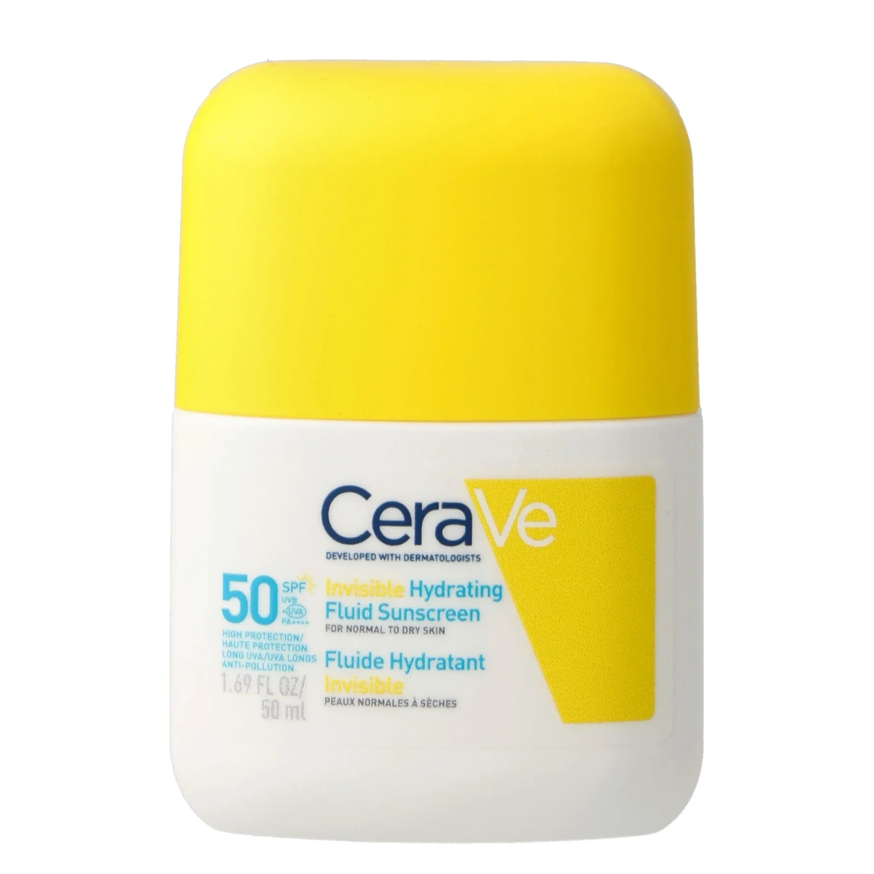 CeraVe Invisible Hydrating Fluid Sunscreen Face SPF50 50 ml