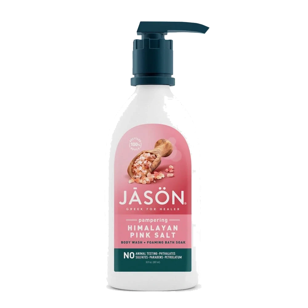 Himalayan Pink Salt Body Wash. Stor flaske