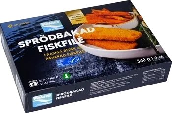 Alaska Pollockfilé Sprödbakad MSC