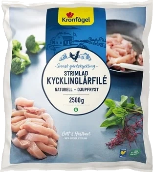 Strimlad lårfilé