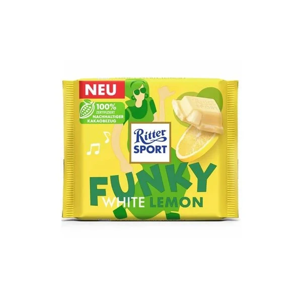 Ritter Sport Funky White Lemon