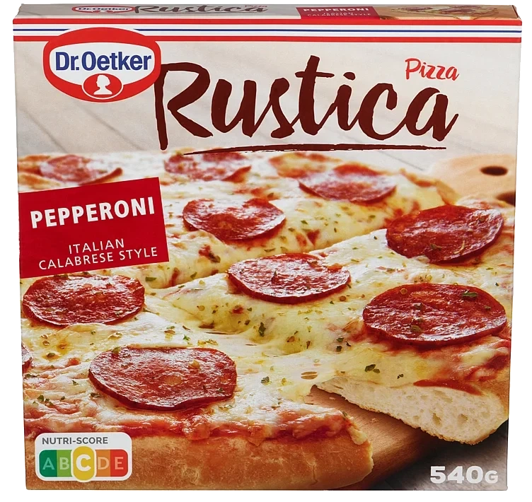 Dr.oetker pizza rustica pepperoni   540g