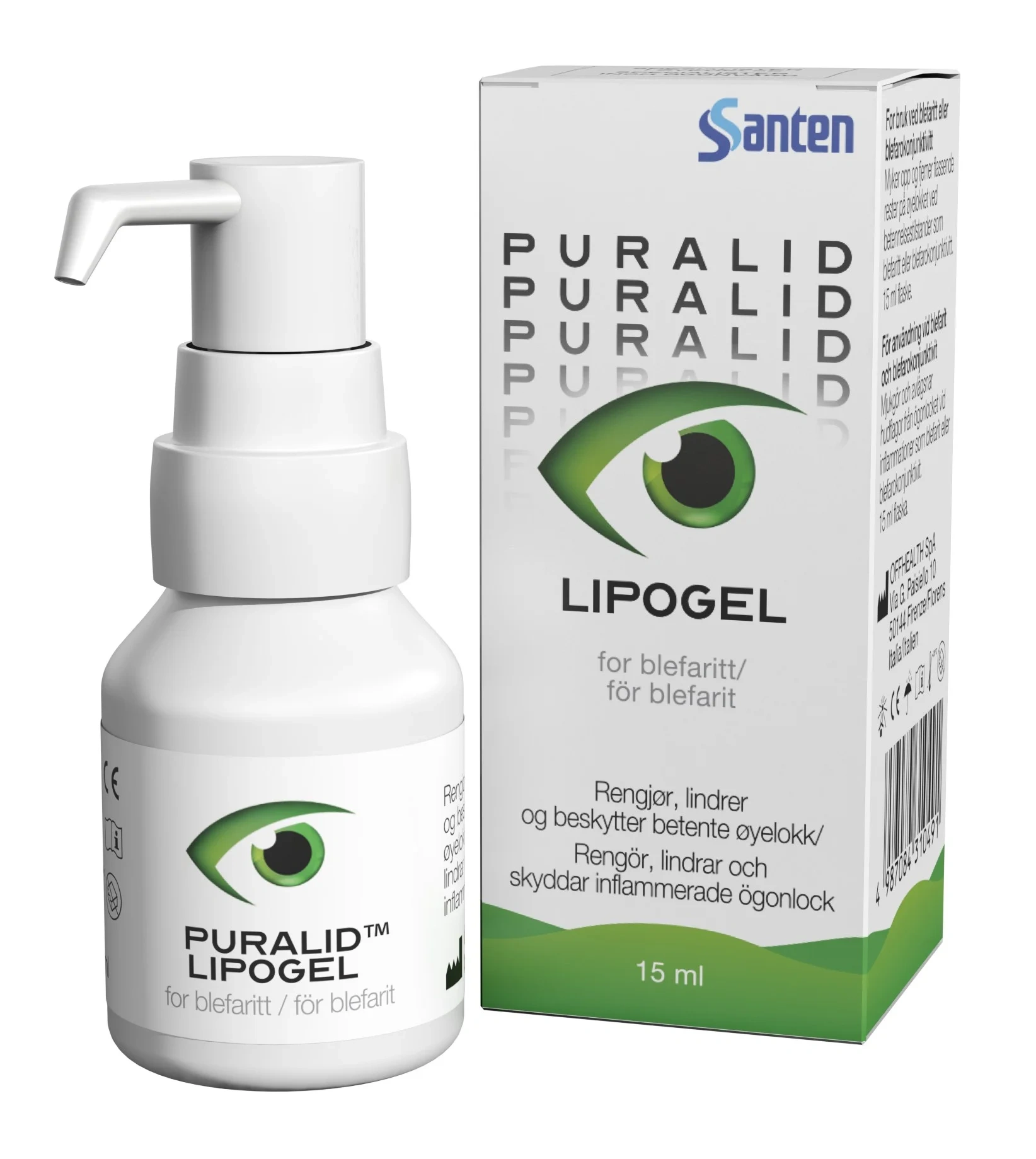 Puralid lipogel Ögongel flaska