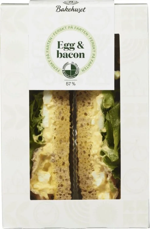 Sandwich Egg&Bacon 180g Bakehuset