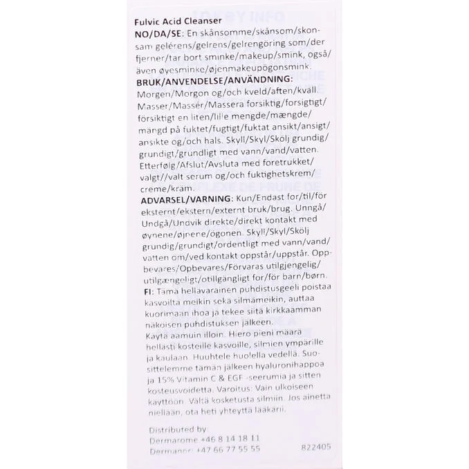 Fulvic Acid Cleanser