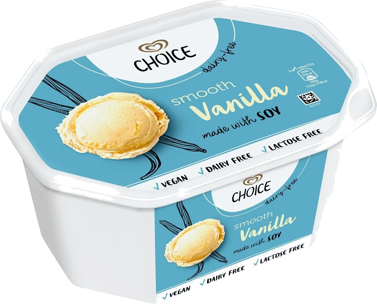 Vanilj sojaglass
