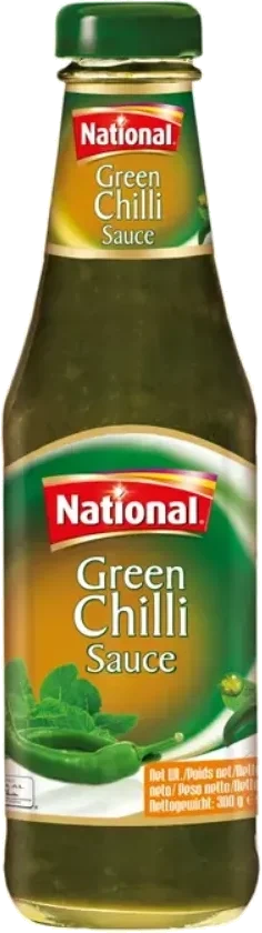 National Grønn Chilisaus 300g