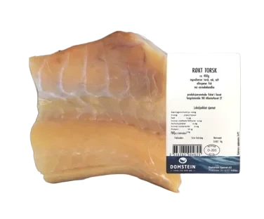 Domstein Torskefilet Røkt m/Skinn