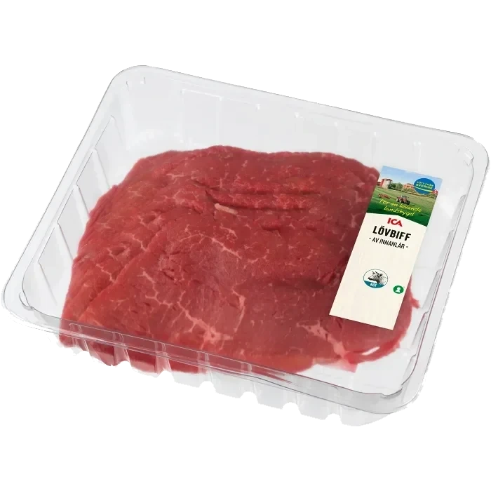 Lövbiff Färsk av innanlår ca 1kg ICA