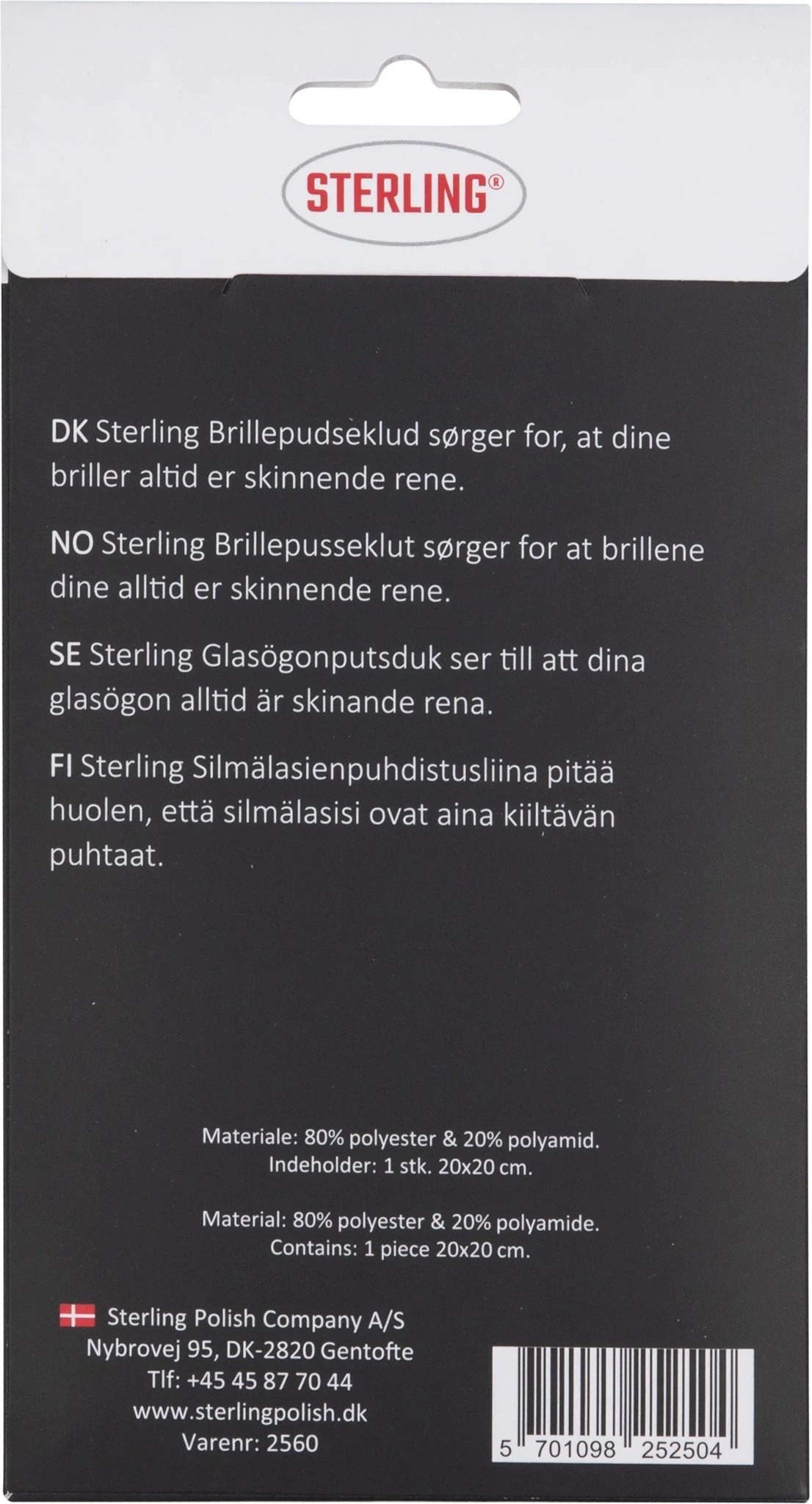Glasögon rengöringsduk