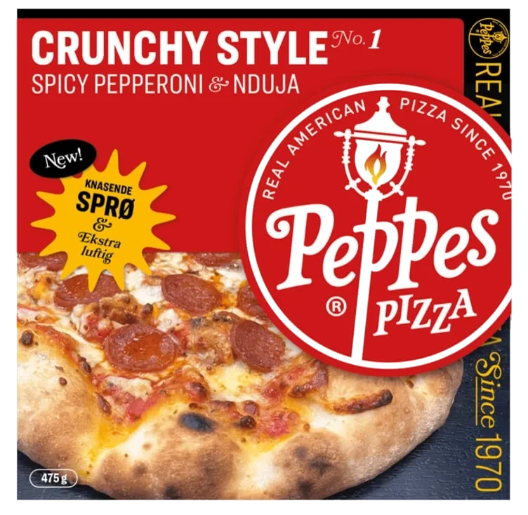 Peppes Crunchy Spicy Pepperoni&Nduja 475g