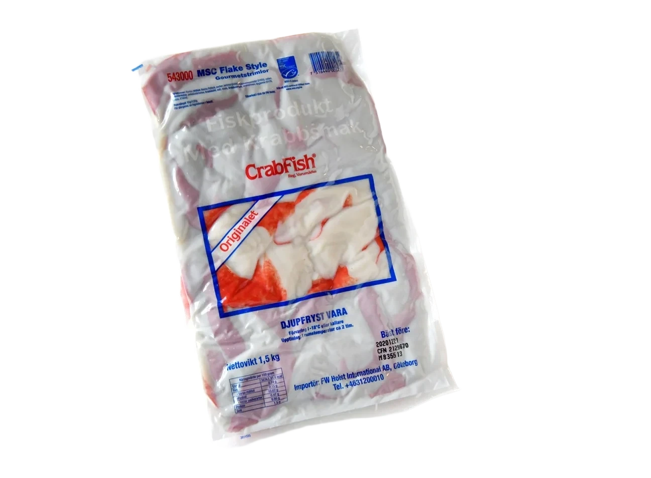 CrabFish Flake Style Gourmetstrimlor