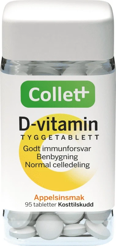 Collett D-vitamin 95stk Appelsin