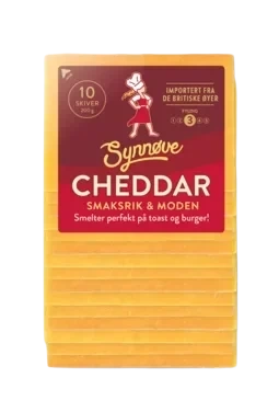 Synnøve Cheddar Skivet 200g