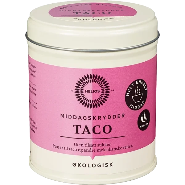 Tacokrydder Økologisk 70g Helios