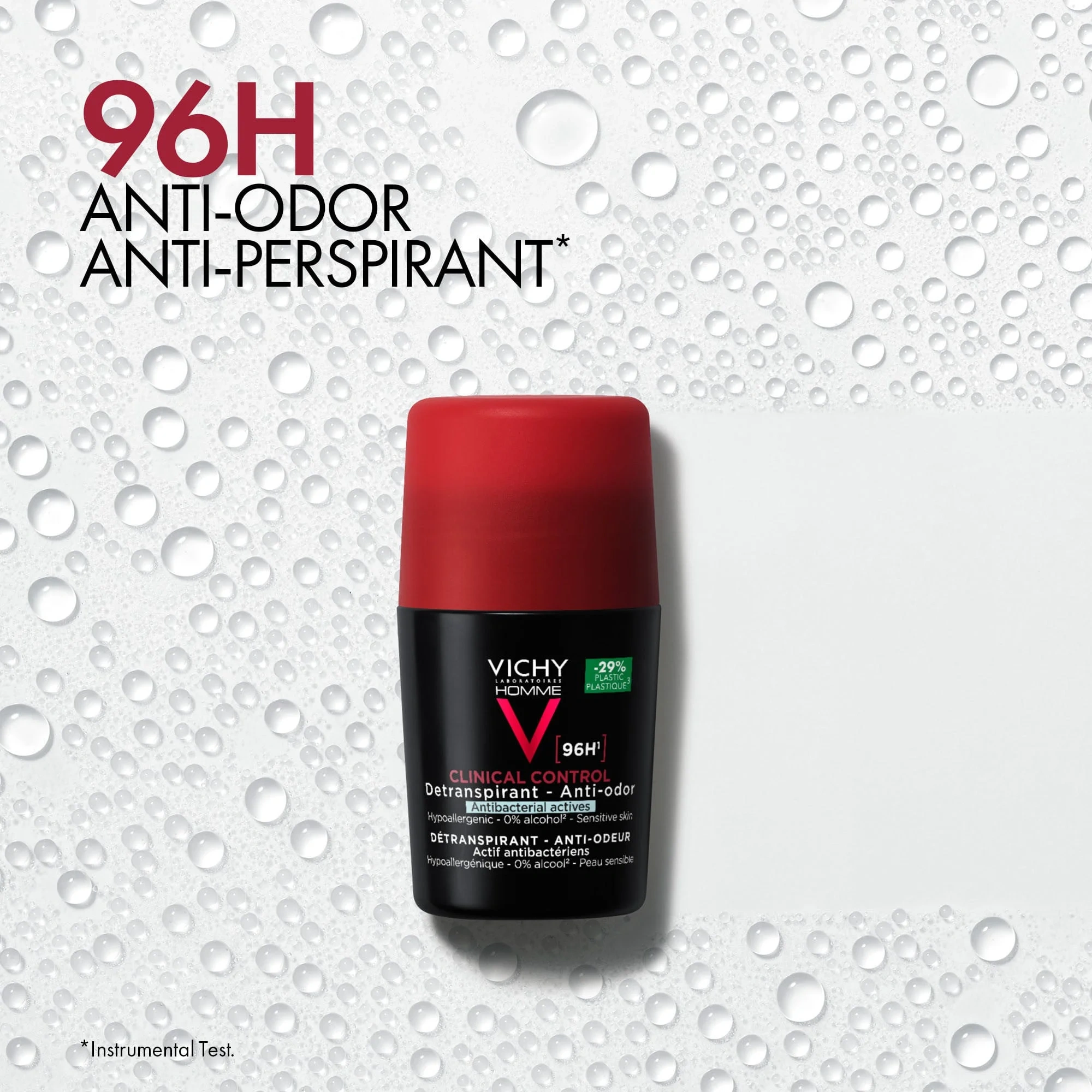 Vichy Homme Anti-Perspirant Clinical Control 96H, 50 ml