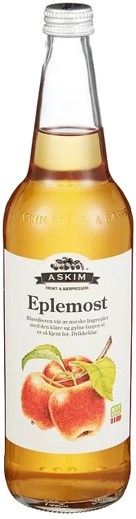 Eplemost Klar 0,7l Fl Askim Frukt – og Bærpresseri