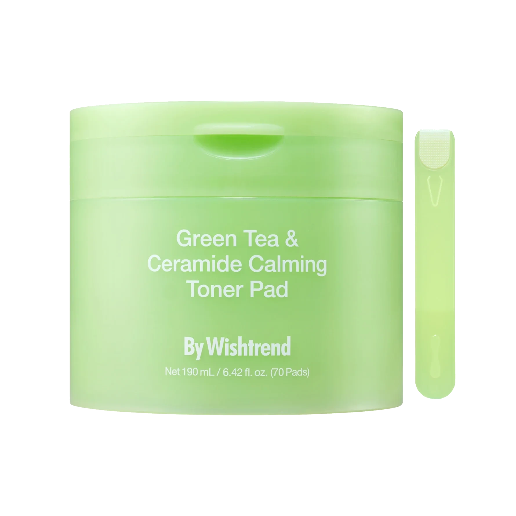By Wishtrend Green Tea & Ceramide Calming Toner Pad 70 Pads