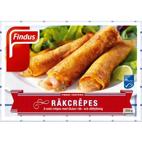 Räkcrêpes Frysta