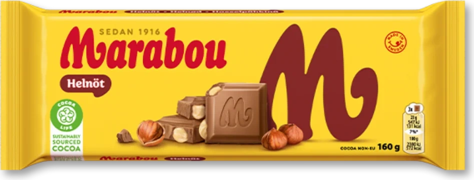 Marabou Helnøtt 160g