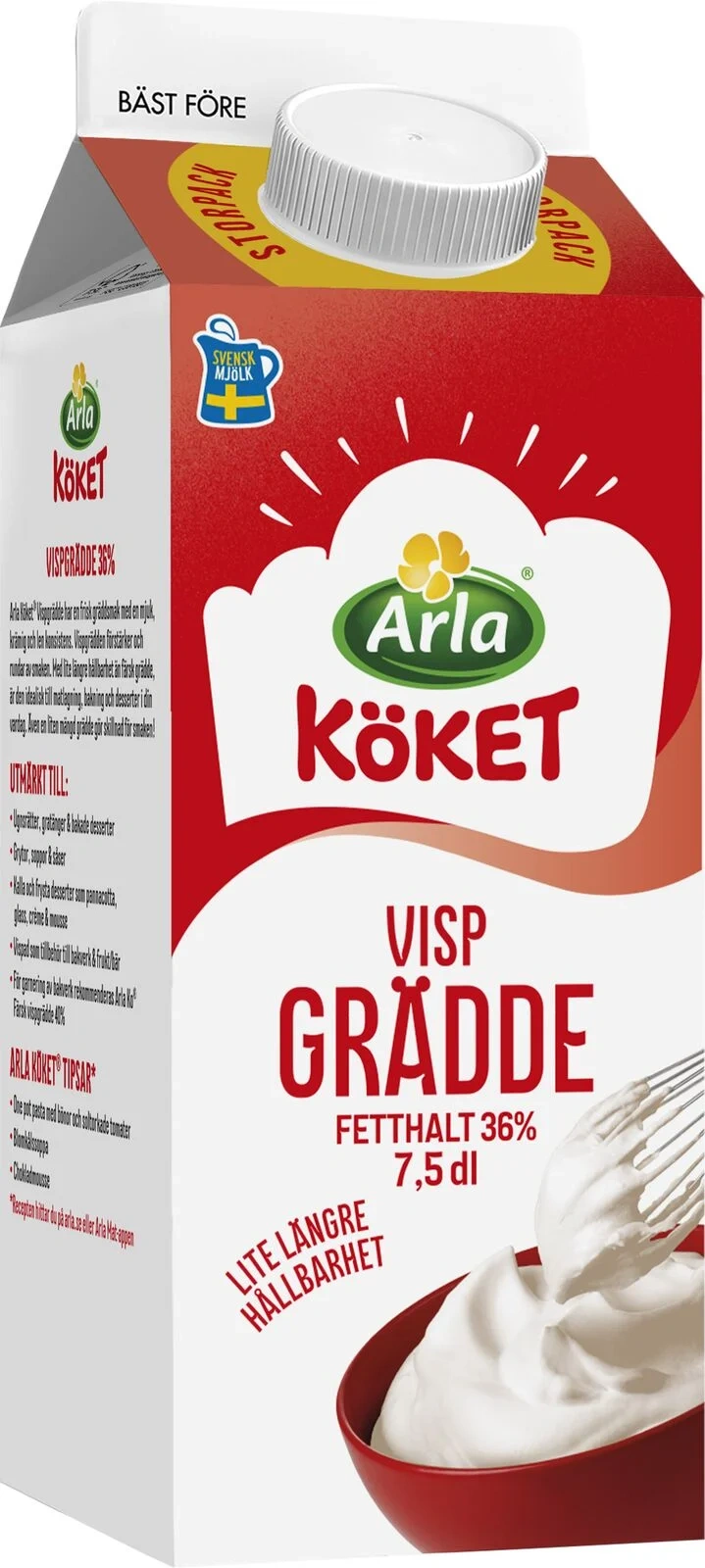Vispgrädde 36%