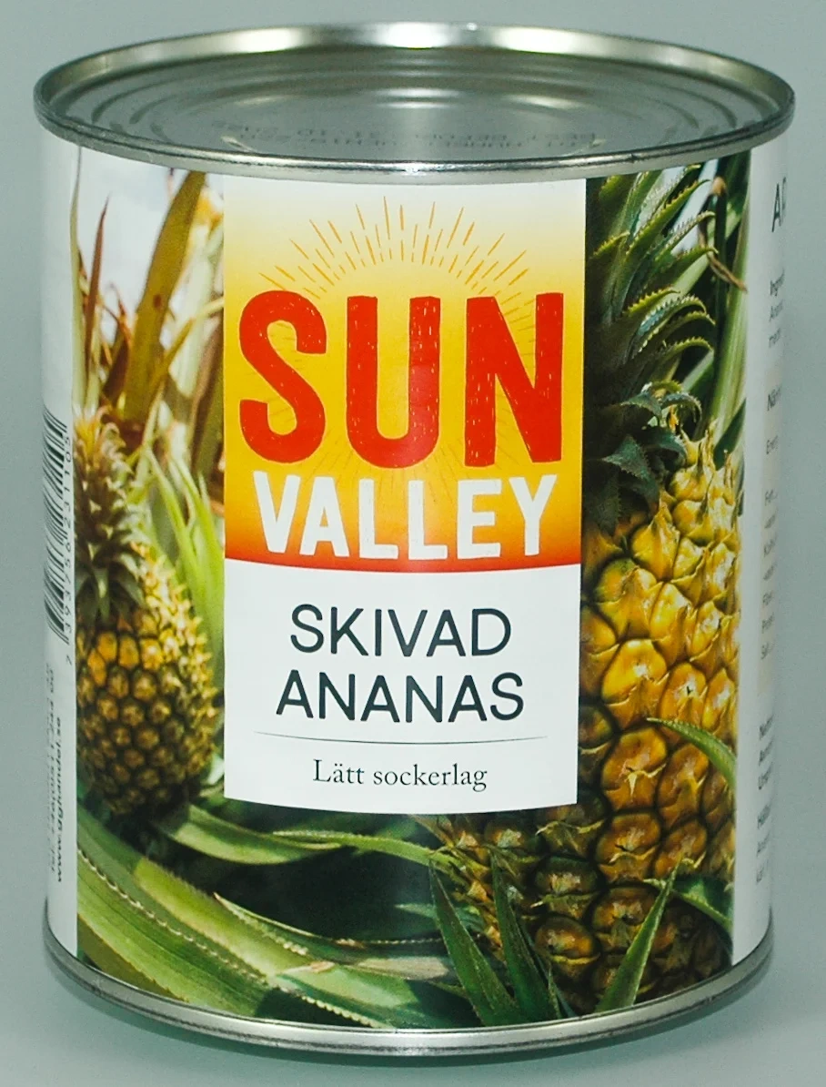Ananas skivad 820 g