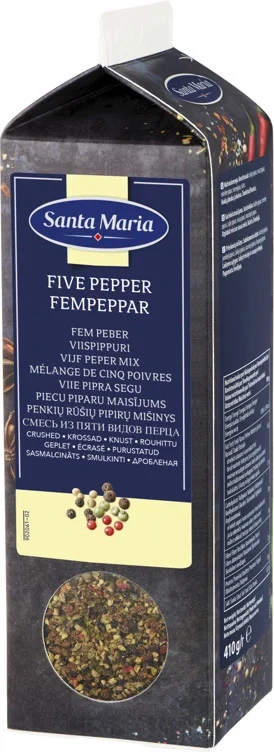 Fempeppar krossad