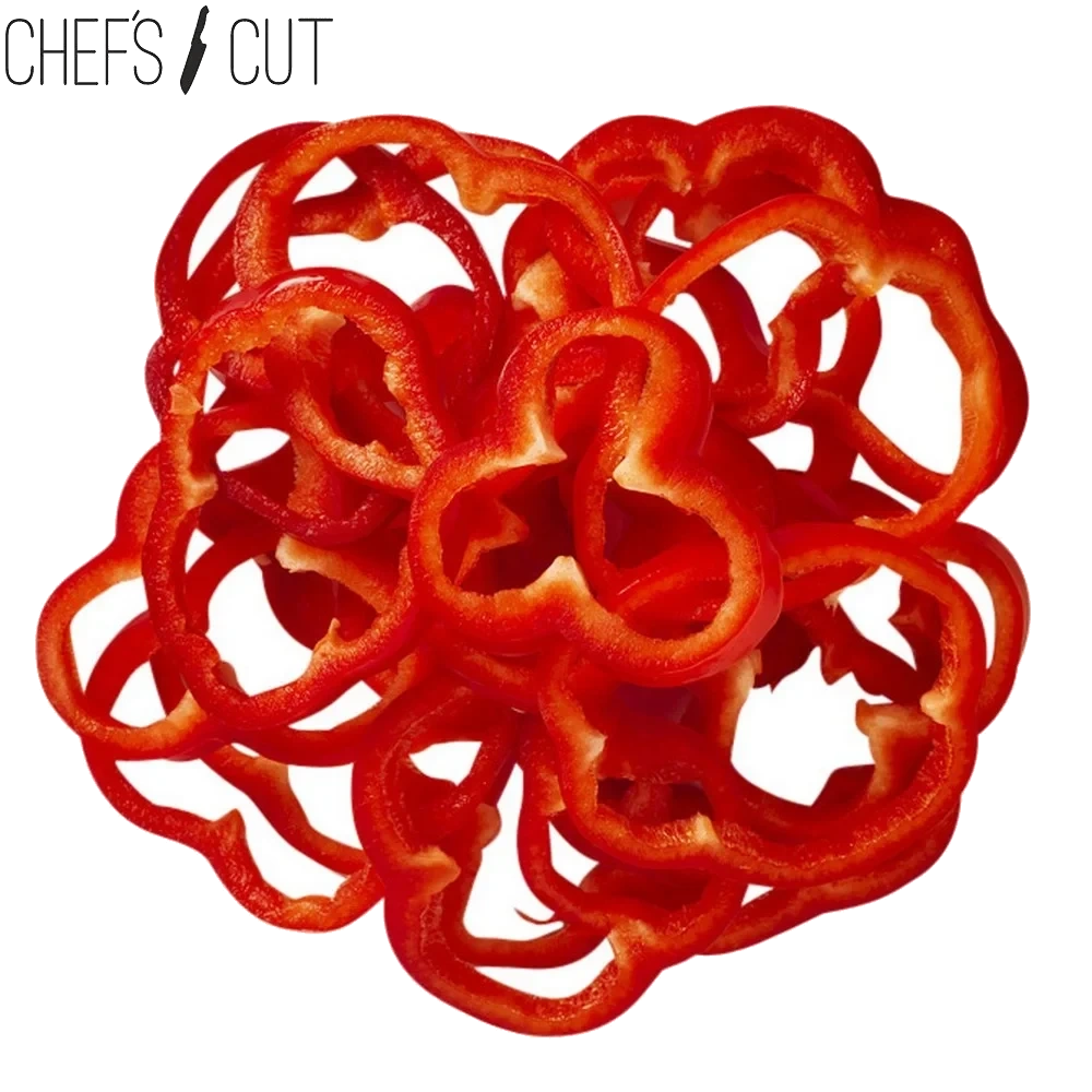 Paprika röd, hela ringar