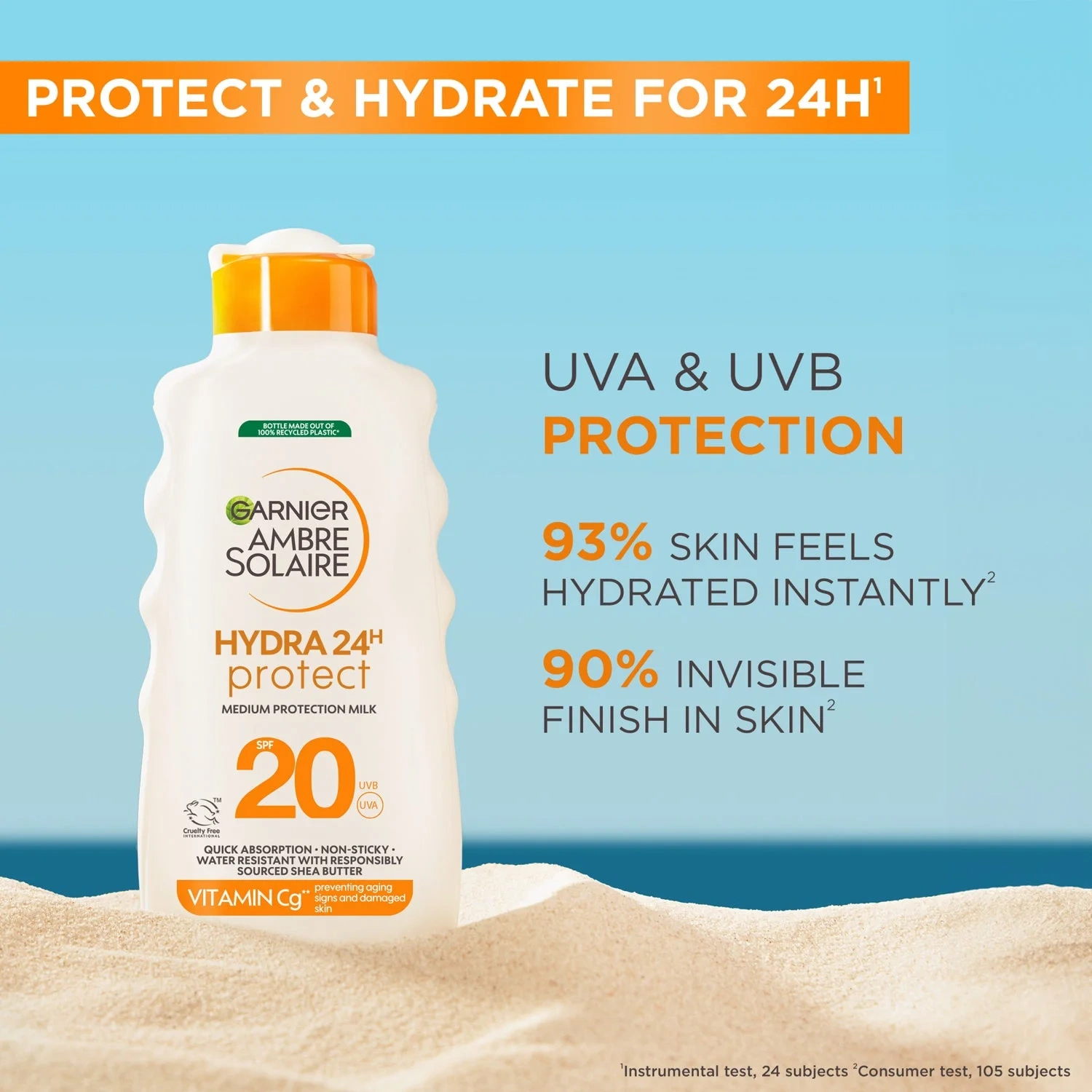 Garnier Ambre Solaire Hydra 24H Protect Sun Protecting Milk SPF20