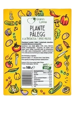 Plante Pålegg A La Bresaola