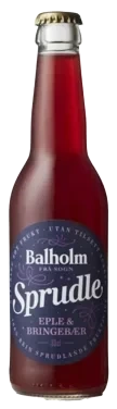 Sprudle Eple & Bringebær 0,33l Fl Balholm