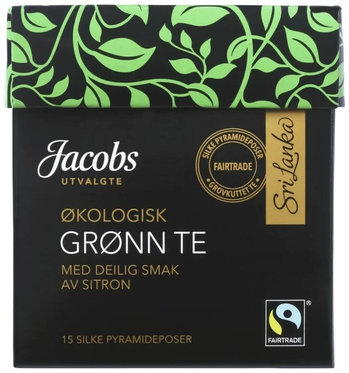 Te Grønn M/sitron Jacobs Utvalgte Økologisk