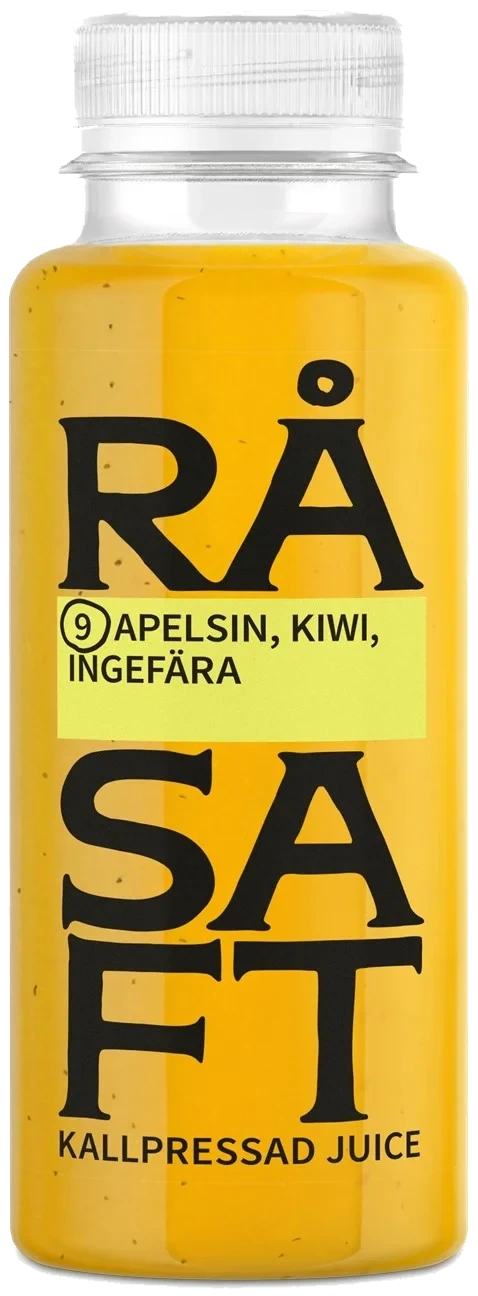 Apelsin Kiwi Ingef