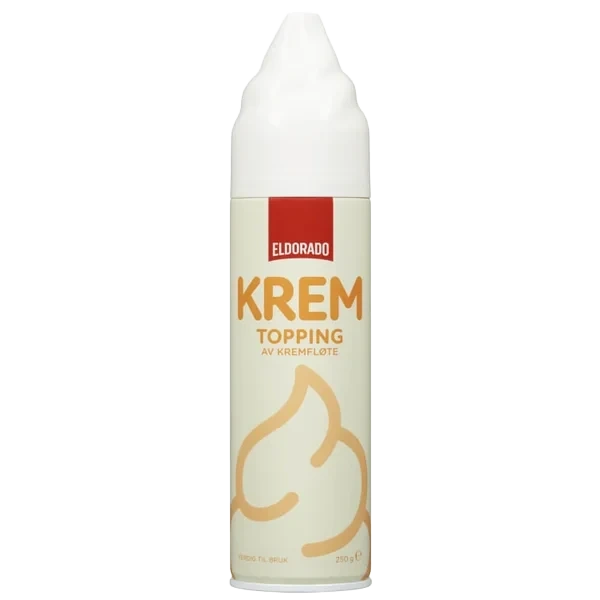 Krem Topping Av Kremfløte 250ml Eldorado